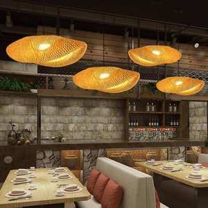 Lampe suspendue en bambou flexible Eco2go Vietnam, fabriquée à la main, éclairage naturel pour Noël, mariages, restaurants, décoration de yoga - Product Image 6