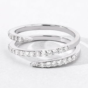 Anillo de Diamantes Redondos CVD Cultivados en Laboratorio con Certificado IGI de Plata de Ley 925 de 0.7CT, Color VS1 FG, Joyería Fina de Lujo para Mujer - Product Image 2