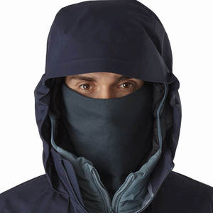 Masque facial balaclava rayé multicolore au design tendance, 100 % polyester tricoté, couvre-visage complet, couleurs et logo personnalisables - Product Image 6