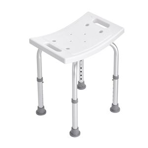 Chaise de douche réglable en hauteur avec poignées intégrées, siège de douche antidérapant pour baignoire, équipement de sécurité pour salle de bain, tabouret de bain - Product Image 3