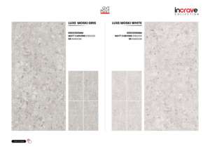 Elegantes Azulejos de Porcelana Mate Tallados 60X120CM 600X1200MM 24X48 Formato Grande Premium para Piso y Pared Interior y Exterior Residencial - Product Image 2