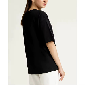 เสื้อยืดผู้หญิงขายส่ง เสื้อยืดลำลองสำหรับผู้หญิง เสื้อยืดสำหรับฤดูร้อน แห้งเร็ว ระบายอากาศได้ดี สวมใส่สบาย - Product Image 4