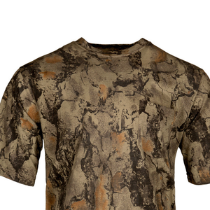 Unisex Oxford Camouflage Hunting T-Shirt Short Sleeve Breathable Outdoor Wear Summer 100% Polyester Heat-Transfer Printing Front - Product Image 3