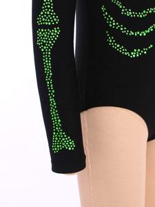 Disfraz de Esqueleto para Niños y Niñas de 6 a 16 Años, Mono para Cosplay, Baile de Disfraces, Eventos Temáticos, Fiestas, Baile Latino, Personalizado - Product Image 4