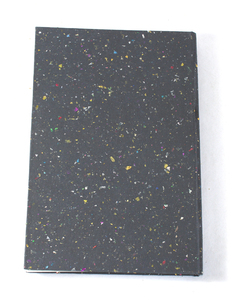 Cuaderno de Notas A5 Brillante con Diseño Mica Mottled, Hecho a Mano con Papel de Algodón Reciclado, Tapa Dura, Color Negro - Product Image 4