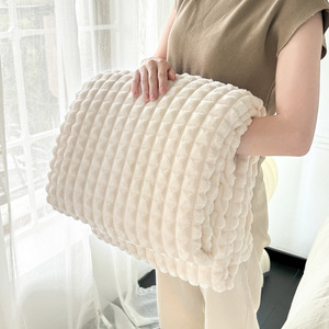 Manta de Lana Raschel de Lujo y Alta Calidad, Personalizada, Suave, Cálida y Acogedora para Invierno, para Sofá o Cama, Franela - Venta al Por Mayor - Product Image 5