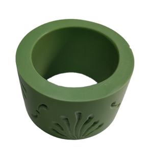 Ensemble d'anneaux de serviette ronds en résine, style classique, écologiques et durables, pour la restauration, la vaisselle de Noël et la cuisine domestique - Product Image 1