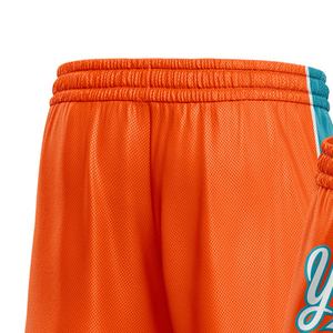 100% Polyester Mesh <b>Custom</b> Sublimation Shorts Sports Team Shorts Club Name Shorts Training Shorts Breathable Athletic Shorts OEM - Product Image 4