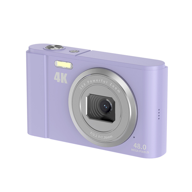 4K 48MP Compact Digital Camera with IPS Screen Professional Point and Shoot Zoom Appareil Photo Featuring CMOS Sensor Element