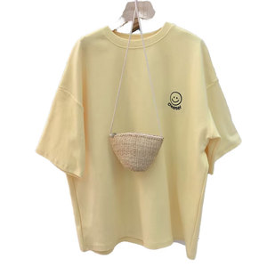 เสื้อยืดคอกลมสีเขียว แขนสั้น ทรงลำลอง ผ้าแคนวาส 100% ผ้าฝ้าย สำหรับผู้ชาย เป็นมิตรกับสิ่งแวดล้อม - Product Image 2