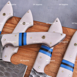 Customizable Hand Forged Chef <b>Knife</b> 5 Pcs Damascus Steel Blade Ambidextrous Handle Wholesale Best Price Drop Shipping Chef <b>Set</b> - Product Image 2