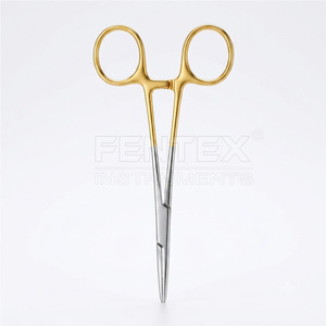 Porte-aiguille microvasculaire avec inserts en carbure de tungstène, motif fin et délicat - Product Image 3