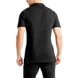 Polo pour homme surdimensionné de haute qualité, dernier design personnalisé, nouvelle arrivée, manches courtes, coupe ajustée, polos pour homme OEM - Product Image 2