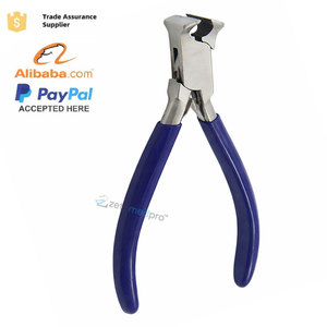 Pince coupante à extrémités en acier inoxydable de haute qualité avec mâchoires TC 115 mm, ressort double, poignées en PVC, outil de coupe de fil pour la fabrication de bijoux - Product Image 2
