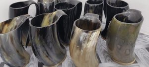 Mug en corne de viking de qualité supérieure pour les fêtes et les occasions amusantes, mug en corne personnalisé pour la maison, l'hôtel et le restaurant - Product Image 4