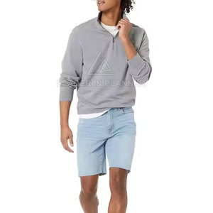 Nueva Llegada, Sudaderas con Cierre de Cremallera a Medida, Diseño Personalizado, 100% Algodón, Color Sólido, Alta Calidad, Venta Directa de Fábrica, Ligeras, al por Mayor - Product Image 3