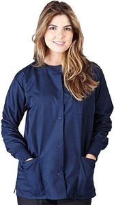 Veste médicale durable en tissu extensible pour infirmières et médecins, idéale pour l'automne et l'hiver, veste de travail pour hôpital - Product Image 5