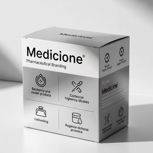 Boîtes d'emballage pharmaceutiques personnalisées adaptées aux comprimés, aux capsules, aux médicaments à base de plantes et aux compléments alimentaires - Product Image 1