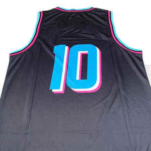 Maillots de basket-ball respirants à séchage rapide, les plus vendus, dernier design, en polyester, pour hommes, maillot de basket-ball vierge - Product Image 3