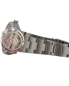 Reloj de Pulsera de Lujo con Moissanita para Hombre, con Incrustaciones de Piedras, de Acero Inoxidable, con Diamantes - Product Image 3