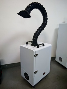 Dr.Air BM-300 Collecteur de fumée mobile industriel, filtre électrostatique, moteur sans balais, machine de filtration de la poussière en 3 étapes - Product Image 3