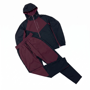 Conjunto Deportivo Casual de Invierno para Hombre, Chaqueta con Capucha, Pantalones, Cortavientos, Ropa Deportiva para Correr, Gimnasio, Entrenamiento, Ropa Deportiva Resistente - Product Image 3