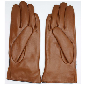 Guantes de Motocicleta de Cuero para Hombre, de Alta Calidad, Suaves, sin Forro, Estilo Liso, Térmicos y Ecológicos - Product Image 6