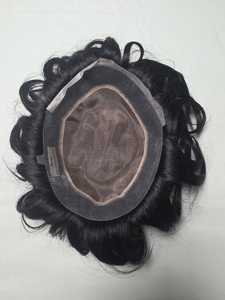 Peluca de Cabello Humano Mono de Primera Calidad Austriaca Taz Hair Bangladesh con Estilos Naturales y Ondas Profundas - Product Image 5