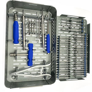 Azicon's 53 Piece Orthopedic Broken Screw Removal Set Stripped Fastener Extractor Trephine Conical Tap <b>Drill</b> <b>Guide</b> Tool Hardware - Product Image 3