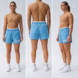 Shorts coupe-vent à taille élastique pour femmes, avec poches latérales, en nylon, à séchage rapide, pour randonnée, camping, légers, imperméables - Product Image 5