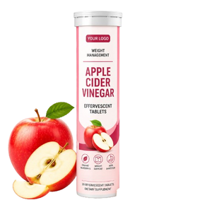 Comprimés effervescents de vinaigre de cidre de pomme OEM, complément alimentaire ACV de qualité supérieure, soluble, pour le bien-être quotidien et le soutien digestif - Product Image 1