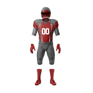 Uniforme de football américain 100 % polyester respirant avec couleurs et logos personnalisables – Créez votre propre édition 2026 - Product Image 1