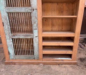 Wooden Storage Cabinet Bookshelf <b>Solid</b> <b>Wood</b> Multi Tier Display Rack Furniture for Living Room Study Home Placement - Product Image 2