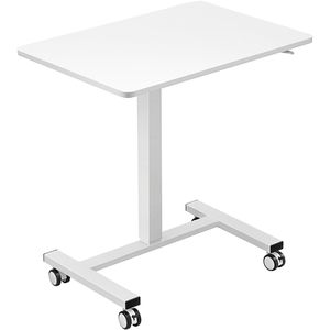 28 \ "-44 \" scrivania Mobile regolabile a molla a Gas 4 ruote girevoli a 360 gradi (2 chiudibili a chiave) portatile da 40 libbre ufficio di carico - Product Image 1