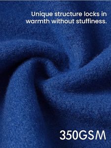 Two-Way <b>Zip</b> <b>Up</b> Sweatshirt Mock Neck Heavyweight <b>Fleece</b>. Cotton Blend Zipper Jacket for <b>Men</b> Women Unisex - Product Image 4
