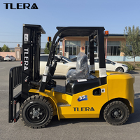 Chariot élévateur diesel 2T 2.5T 3T 3.5T 5T Euro 5 Moteur Isuzu Mât triplex Véhicule de manutention de matériaux d'entrepôt Chariot élévateur diesel