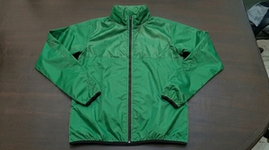 Chaqueta Unisex Verde de Manga Larga, Color Sólido, Poliéster, con Cierre de Cremallera, Cuello Alto, Transpirable, Corte Regular, para Todas las Temporadas - Product Image 1