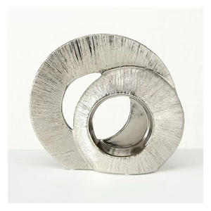 Escultura Moderna Abstracta de Aluminio, Arte Decorativo Hecho a Mano, Decoración Ecológica para el Hogar y el Espacio de Trabajo - Product Image 3