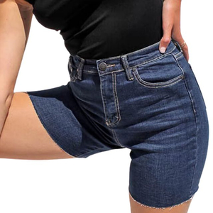 Shorts de Mezclilla Rectos de Cintura Media para Mujer, Transpirables, de Secado Rápido, Cómodos, Diseño Casual, Sexy y Vintage, Venta al Por Mayor de Fábrica - Product Image 6