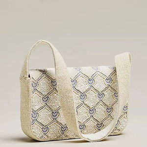 กระเป๋าถือสะพายไหล่ลายเลมอนประดับลูกปัดทำมือสำหรับผู้หญิง เหมาะสำหรับงานปาร์ตี้ริมชายหาดช่วงฤดูร้อน ดีไซน์ลายผลไม้ ขายส่งสำหรับงานสังสรรค์ช่วงฤดูร้อน - Product Image 1