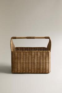 Magnifique coffre de rangement en rotin écologique en forme de maison, avec couvercle, pour jouets d'enfants, décoration de chambre d'enfant multi-usages - Product Image 6