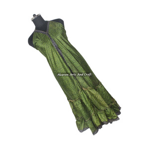 Nuevo Vestido Largo Estilo Sari Occidental Vintage de Seda para Mujer, Elegante Vestido de Noche sin Mangas, Vestidos de Fiesta para Mujer, Venta al Por Mayor - Product Image 1
