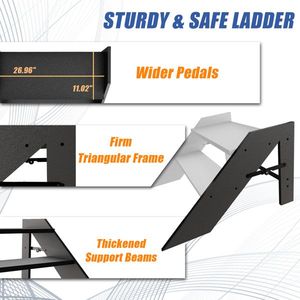 <b>2</b>-<b>Step</b> Foldable Non-Slip RV Stool Max Load 660lbs Hot Tub Home <b>Steps</b>-Ramps & <b>Ladders</b> - Product Image 2