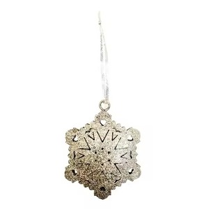 Custom Two-Sided Metal <b>Christmas</b> Hanging Ornament Xmas Holiday Decorations Pendant Handmade Metal Craft Hanging Ornament - Product Image 3