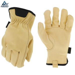 Guantes de Trabajo de Cuero Genuino Resistentes a la Abrasión, Ajuste Ergonómico, para Manipulación Industrial y Mecánica, de Alta Resistencia - Product Image 1