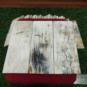 Placas de Cuerno de Buey Blanco Hechas a Mano de Primera Calidad, Material Natural para Monturas Ópticas y Muebles Decorativos a Precio Económico - Product Image 1