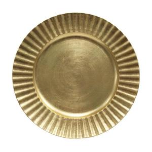 Vajilla de lujo para mesa de comedor: Platos redondos dorados para decoración de bodas y eventos, aptos para uso alimentario. - Product Image 5
