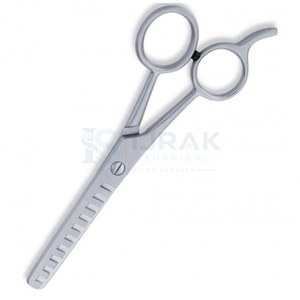 Ciseaux professionnels pour la parrure des cheveux, en acier inoxydable, à pointe arrondie, pour droitiers, manche long, outils de salon - Product Image 4