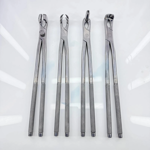 ชุดคีมถอนฟันม้า 4 ชิ้น เครื่องมือทันตกรรมสำหรับม้า ใช้งานด้วยมือ นำกลับมาใช้ใหม่ได้ น้ำหนักเบา รุ่น Ji-3023 Jamso - Product Image 3