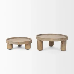 Modern Handmade Centrepiece Tray for Elegant Dining Table Decoration Ideas Premium Export Quality Decorative Metal TrayRound - Product Image 2